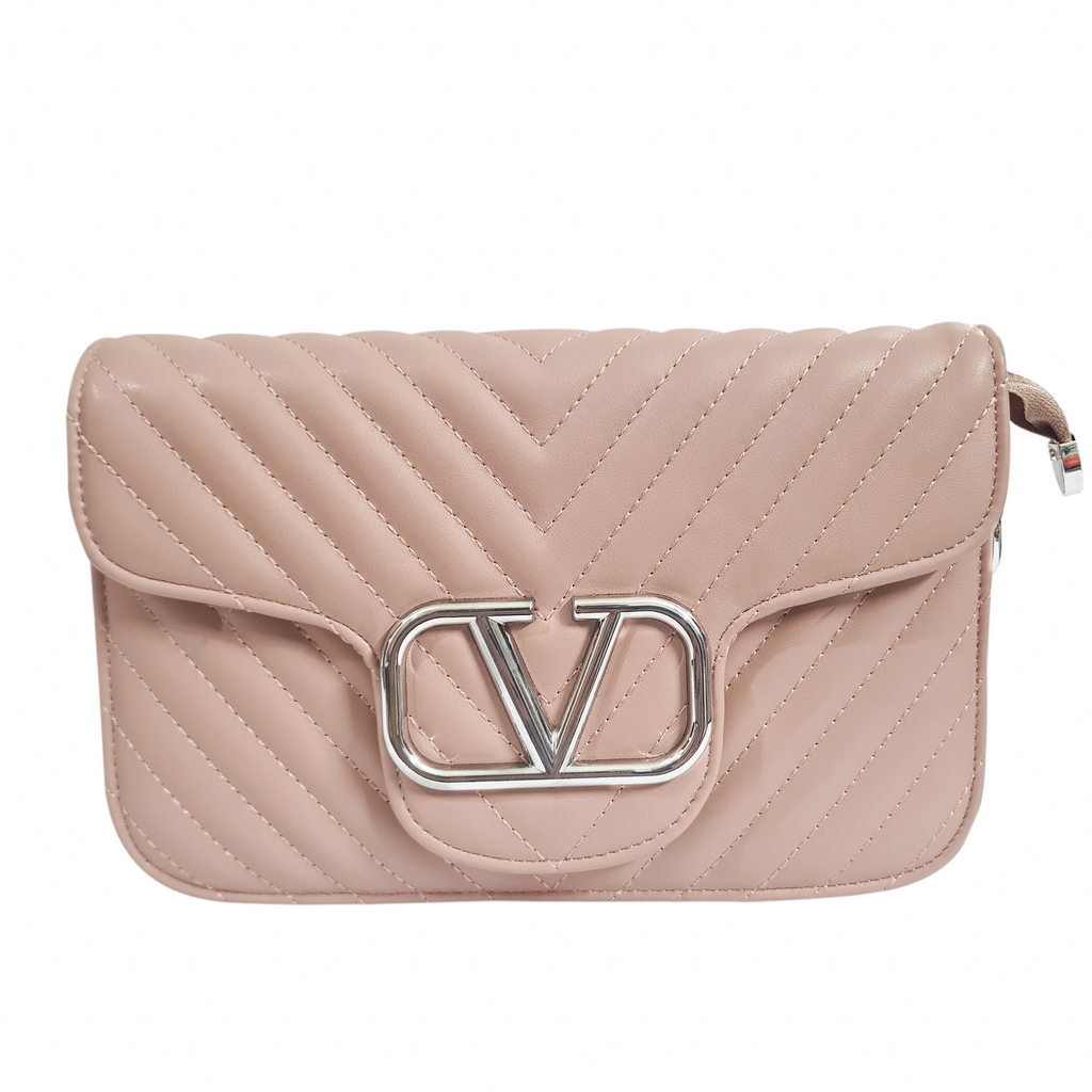 Velisse Quilted Rose Crossbody