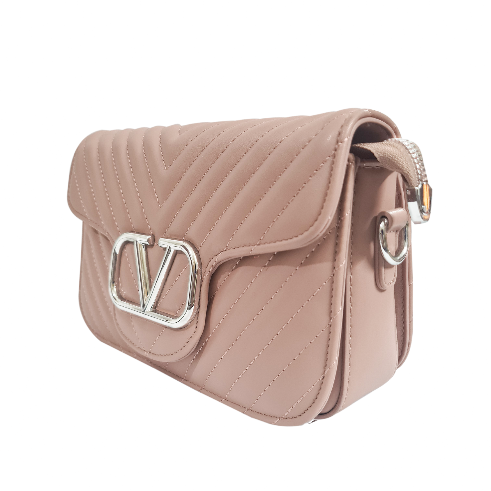 Velisse Quilted Rose Crossbody