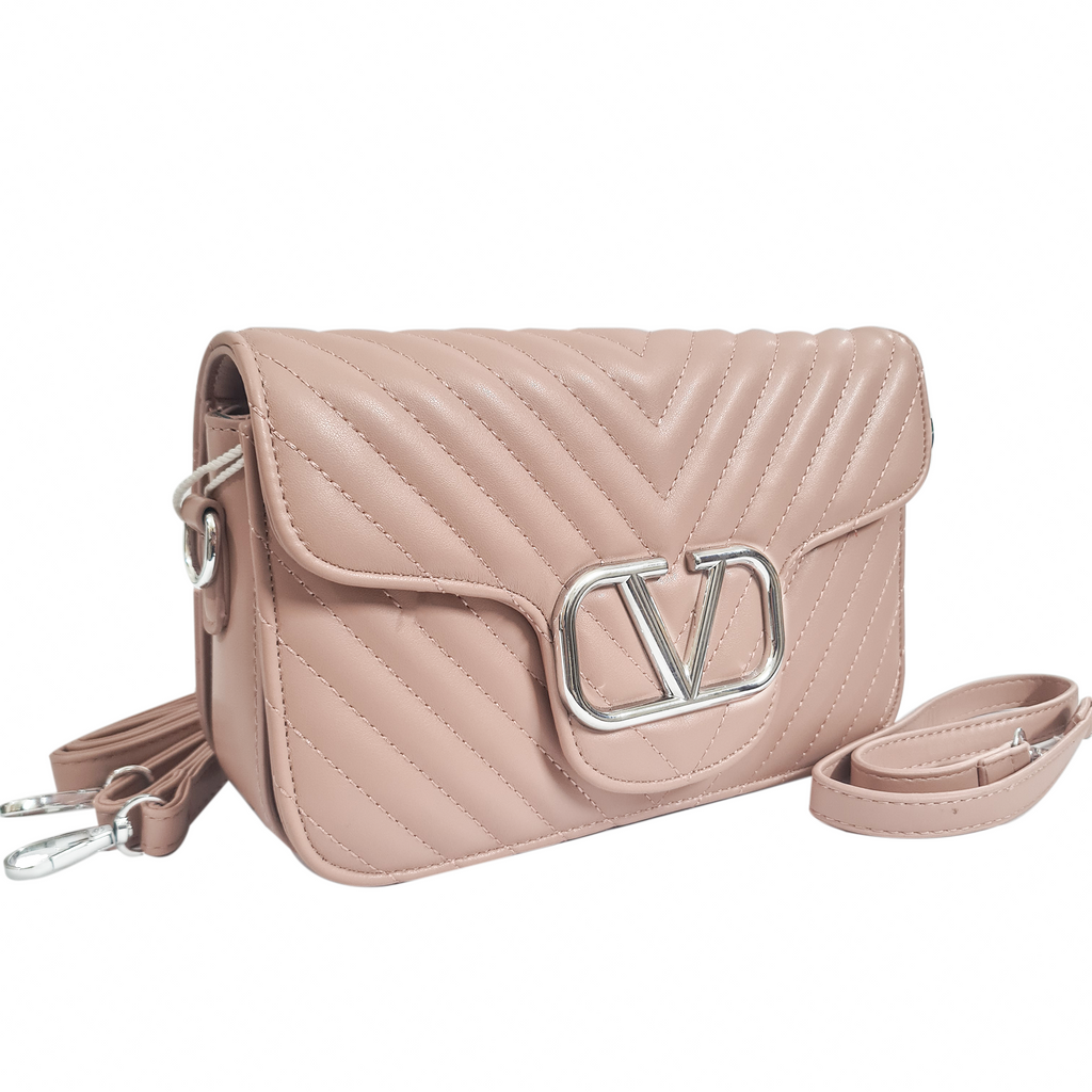 Velisse Quilted Rose Crossbody